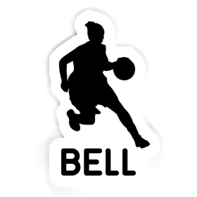 Sticker Bell Basketballspielerin Image