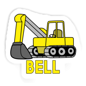 Pelleteuse Autocollant Bell Image