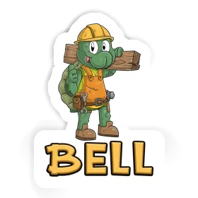 Bell Sticker Bauarbeiter Image