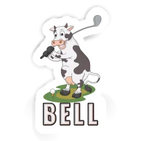 Golfkuh Aufkleber Bell Image