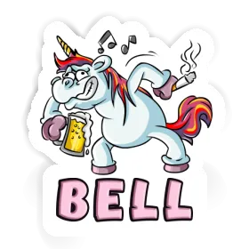 Autocollant Licorne Bell Image