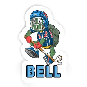 Eishockeyspieler Aufkleber Bell Image