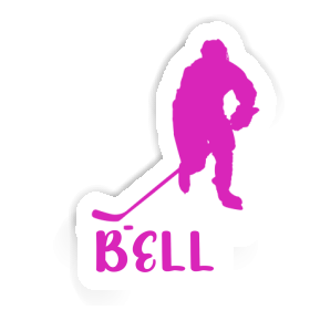 Aufkleber Bell Eishockeyspielerin Image