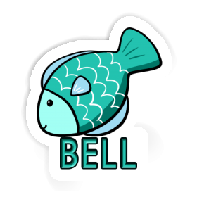 Bell Autocollant Poisson Image