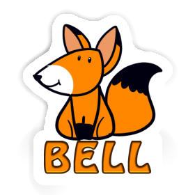 Autocollant Renard Bell Image
