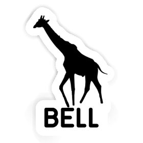 Aufkleber Bell Giraffe Image