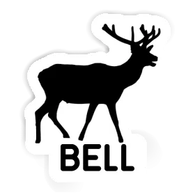 Hirsch Aufkleber Bell Image