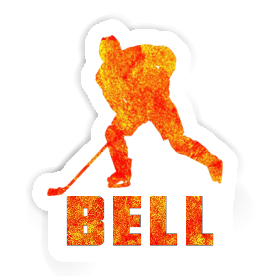 Eishockeyspieler Sticker Bell Image