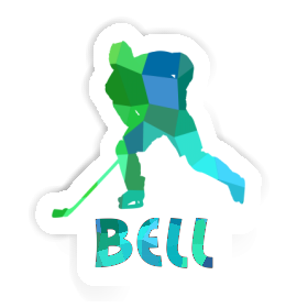 Aufkleber Bell Eishockeyspieler Image