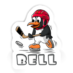 Bell Aufkleber Eishockey-Pinguin Image