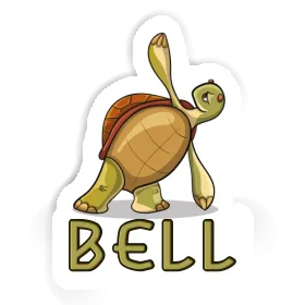 Autocollant Tortue yoga Bell Image
