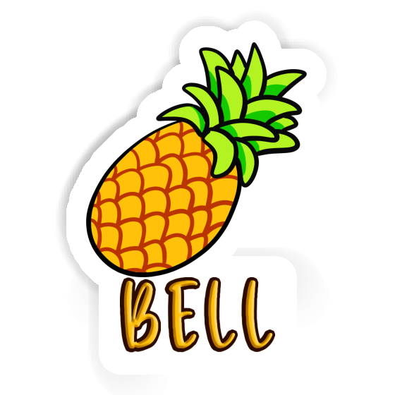 Sticker Bell Ananas Notebook Sticker Bell Ananas Gift package Image