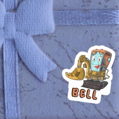 Bell Autocollant Petite pelleteuse Laptop Image