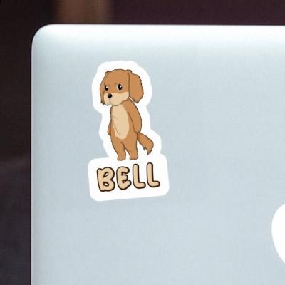 Hovawart Sticker Bell Notebook Hovawart Sticker Bell Gift package Image