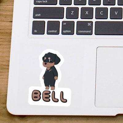 Bell Sticker Rottweiler Laptop Bell Sticker Rottweiler Laptop Image