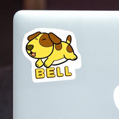 Sticker Bell Dog Laptop Image