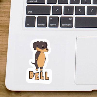 Dachshund Sticker Bell Image