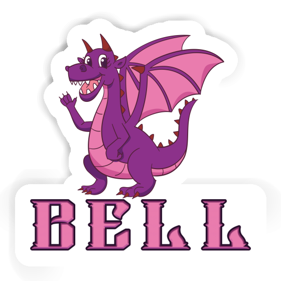 Bell Aufkleber Drache Notebook Bell Aufkleber Drache Gift package Image