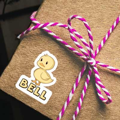 Sticker Bell Ente Notebook Sticker Bell Ente Gift package Image