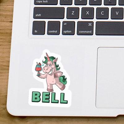 Bell Autocollant Licorne festive Notebook Bell Autocollant Licorne festive Gift package Image
