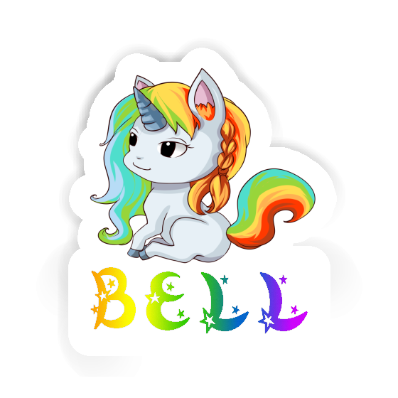 Autocollant Bell Licorne Notebook Autocollant Bell Licorne Gift package Image