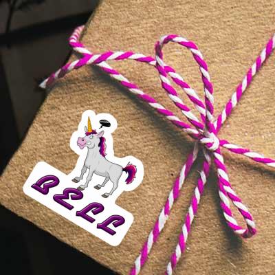 Autocollant Licorne Bell Notebook Autocollant Licorne Bell Gift package Image