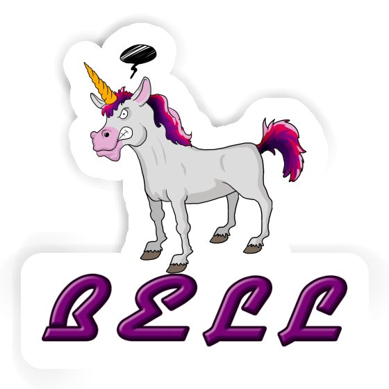 Autocollant Licorne Bell Notebook Autocollant Licorne Bell Gift package Image