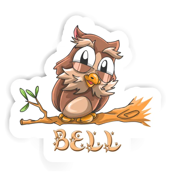Bell Sticker Owl Gift package Image