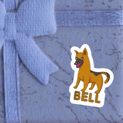 Bell Sticker Sheperd Dog Notebook Bell Sticker Sheperd Dog Gift package Image