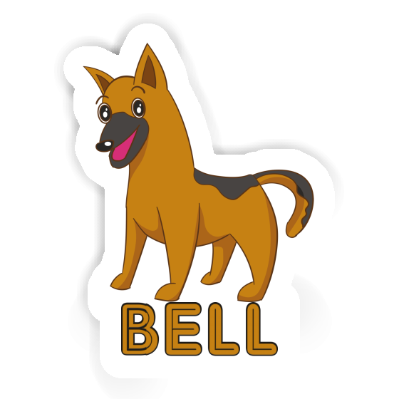 Bell Sticker Sheperd Dog Laptop Bell Sticker Sheperd Dog Laptop Image
