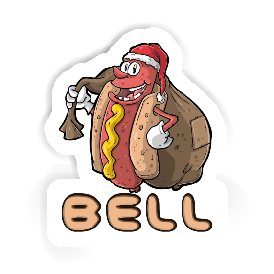 Hot-dog de Noël Autocollant Bell Notebook Hot-dog de Noël Autocollant Bell Gift package Image