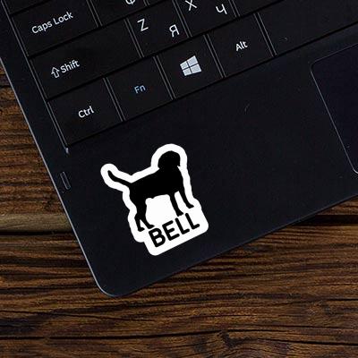 Sticker Dog Bell Laptop Sticker Dog Bell Laptop Image