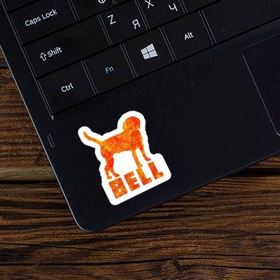 Sticker Dog Bell Laptop Sticker Dog Bell Laptop Image