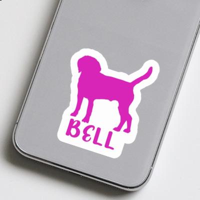 Dog Sticker Bell Laptop Image