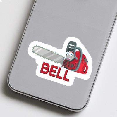 Bell Aufkleber Kettensäge Notebook Image