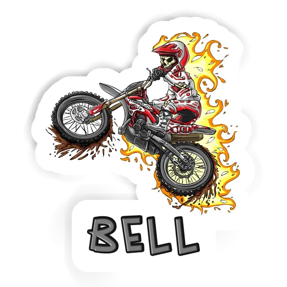 Dirt Biker Autocollant Bell Gift package Image