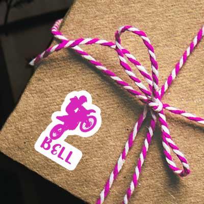Bell Sticker Motocross Rider Laptop Bell Sticker Motocross Rider Laptop Image