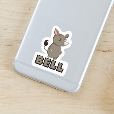 Bell Aufkleber Nashorn Laptop Image