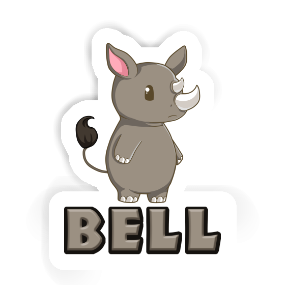 Bell Aufkleber Nashorn Gift package Image