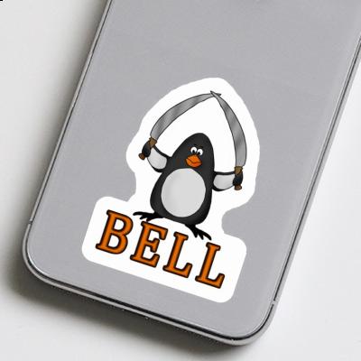 Pingouin de combat Autocollant Bell Gift package Image