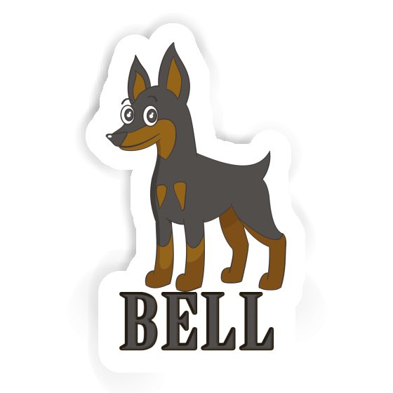 Sticker Pinscher Bell Notebook Sticker Pinscher Bell Gift package Image