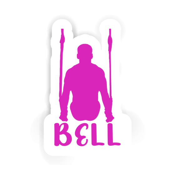 Autocollant Gymnaste aux anneaux Bell Notebook Autocollant Gymnaste aux anneaux Bell Gift package Image