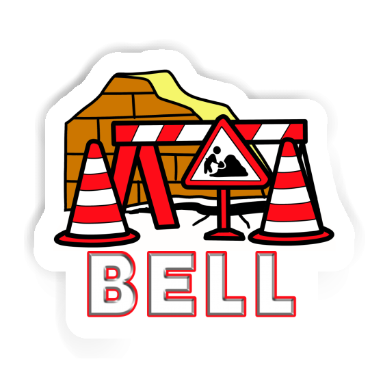 Baustelle Sticker Bell Notebook Baustelle Sticker Bell Notebook Image