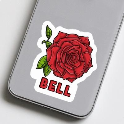 Bell Autocollant Fleur de rose Bell Autocollant Fleur de rose Image