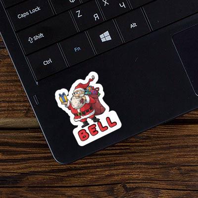 Sticker Bell Weihnachtsmann Notebook Sticker Bell Weihnachtsmann Gift package Image