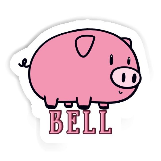 Bell Aufkleber Schwein Laptop Bell Aufkleber Schwein Laptop Image