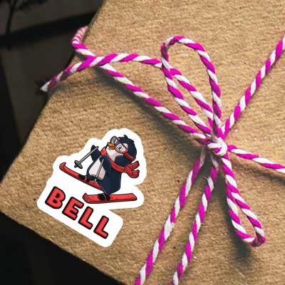 Bell Sticker Skier Image