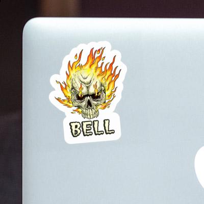 Bell Autocollant Tête de mort Notebook Bell Autocollant Tête de mort Gift package Image