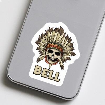 Autocollant Enfants tête de mort Bell Notebook Autocollant Enfants tête de mort Bell Gift package Image