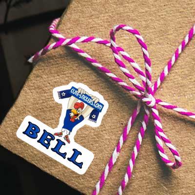 Hahn Aufkleber Bell Laptop Image